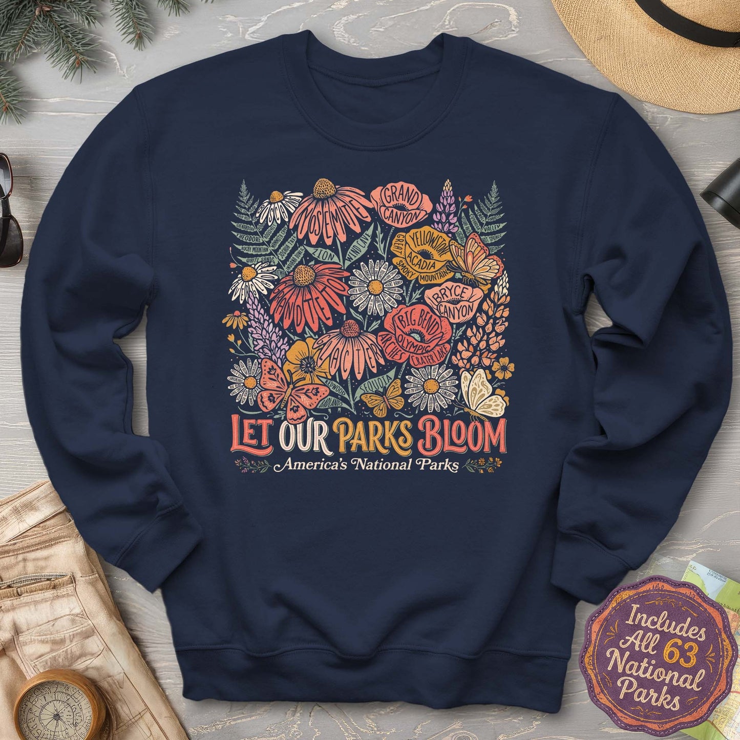 Let Our Parks Bloom Sweatshirt
