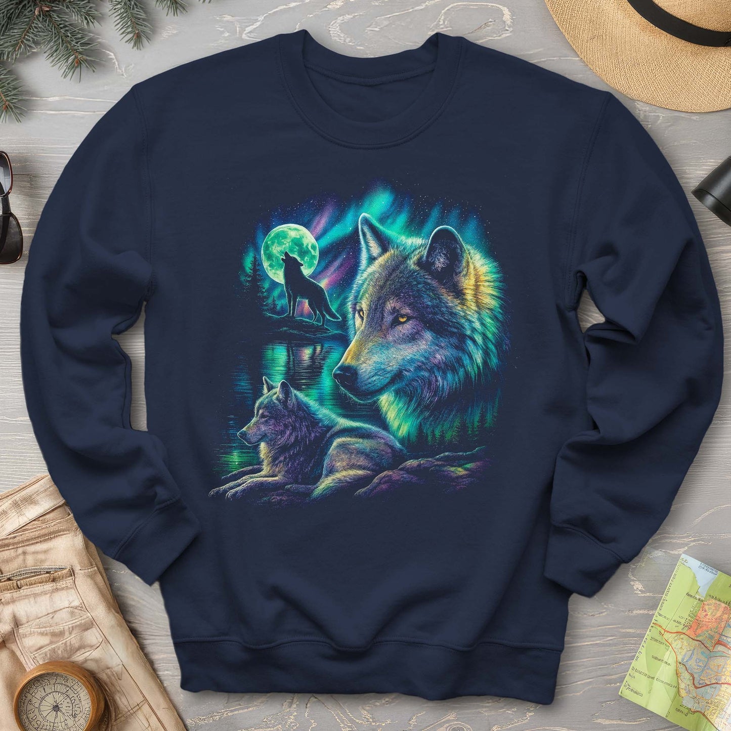Wolves in the Night Sweatshirt