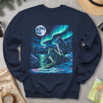 Northern Lights "Night Wolves" Sweatshirt