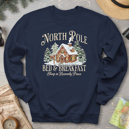 North Pole Bed and Breakfast "Heavenly Peace" Sweatshirt