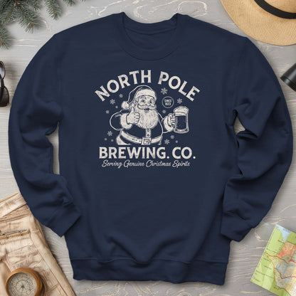 North Pole Brewing Company Vintage Print Sweatshirt
