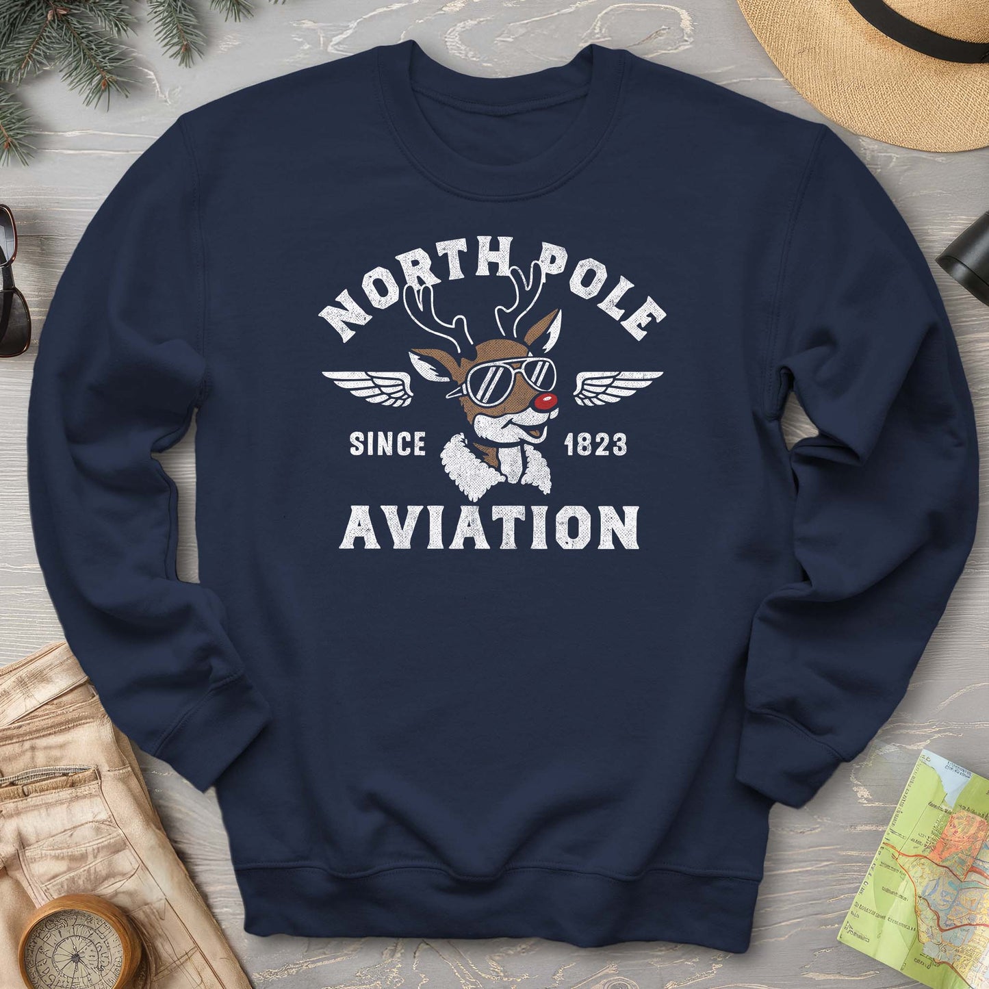 North Pole Aviation Sweatshirt