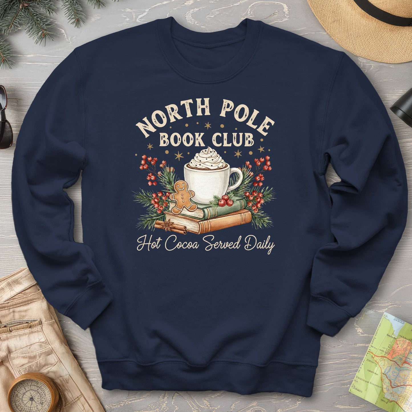 North Pole Book Club Sweatshirt