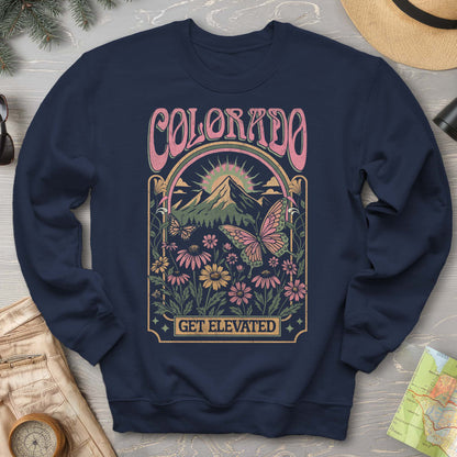 Colorado Get Elevated Butterfly Sweatshirt
