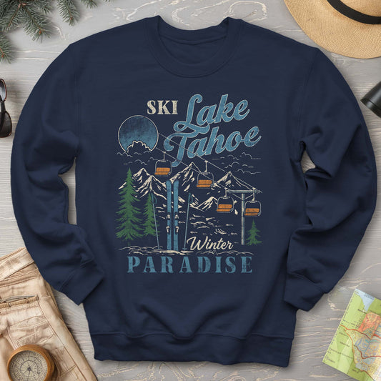 Retro "Ski Lake Tahoe" Sweatshirt