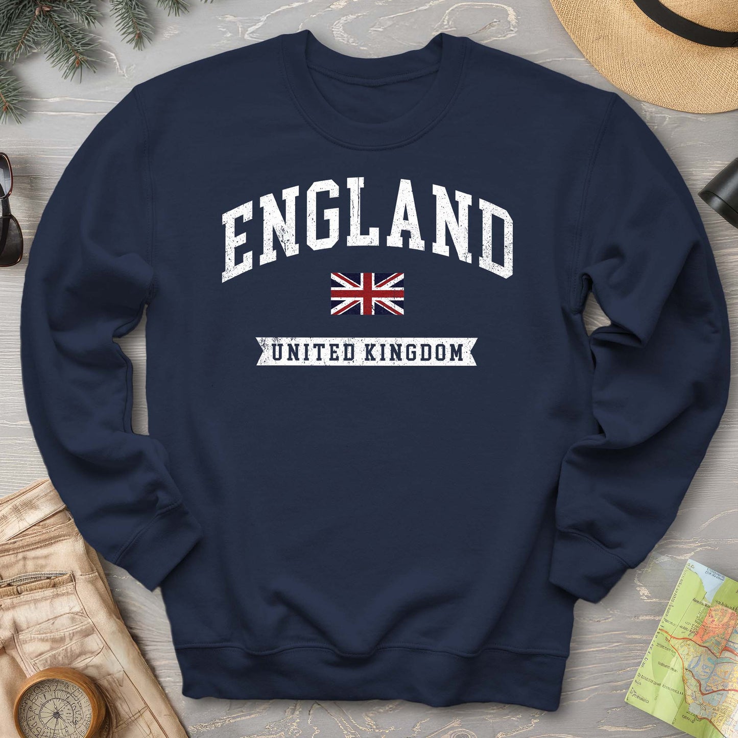England Varsity Flag Sweatshirt