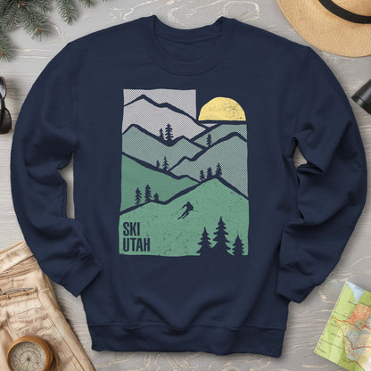 Ski Utah Mountains Sweatshirt