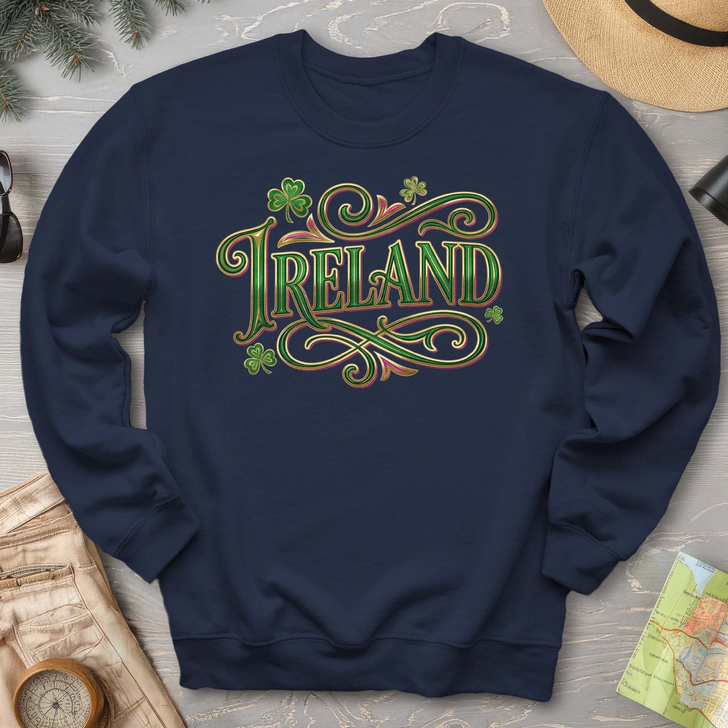 Ireland Glitter Pop Sweatshirt