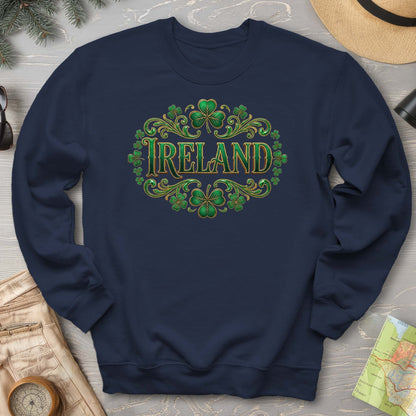 Ireland Shamrock Emblem Sweatshirt