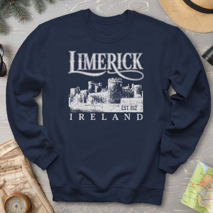 Limerick Ireland Vintage Print Sweatshirt