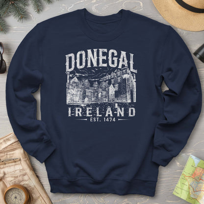 Donegal Ireland Vintage Print Sweatshirt