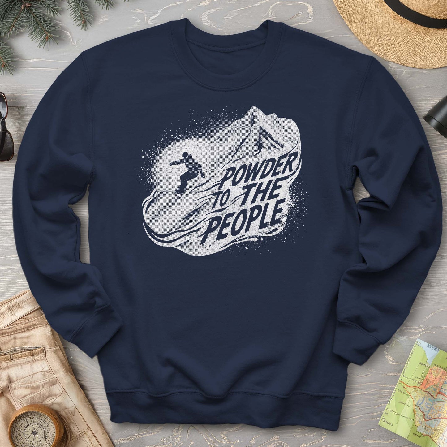 Powder to the People Boarding Sweatshirt