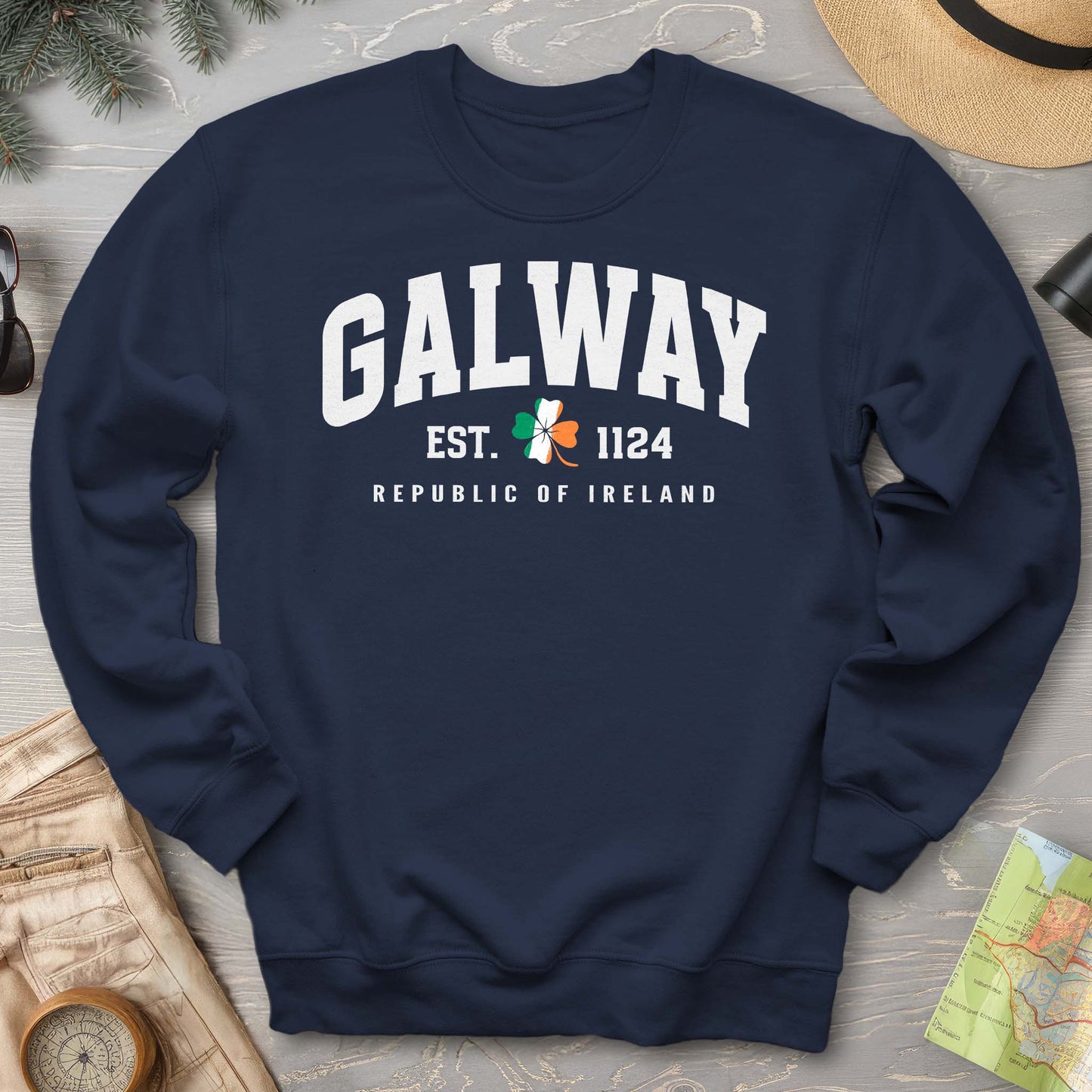 Galway Varsity Flag Sweatshirt