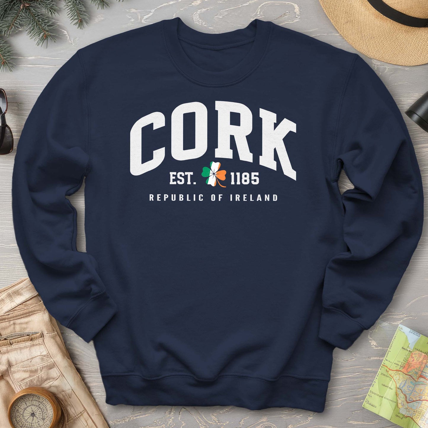 Cork Varsity Flag Sweatshirt