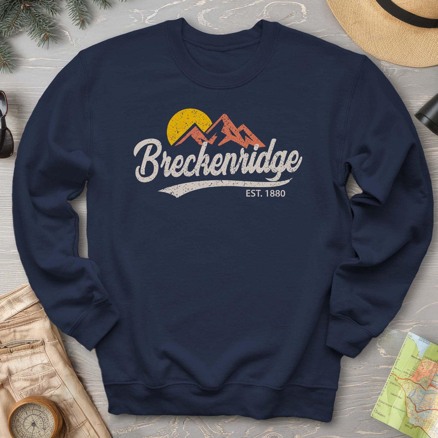 Breckenridge Vintage Script Sweatshirt