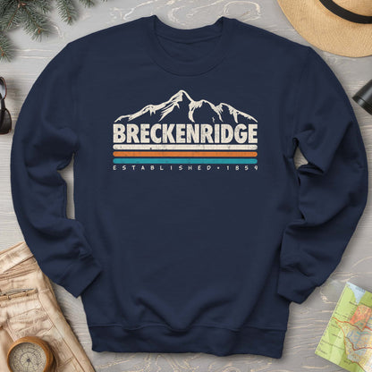Breckenridge Retro Stripe Sweatshirt
