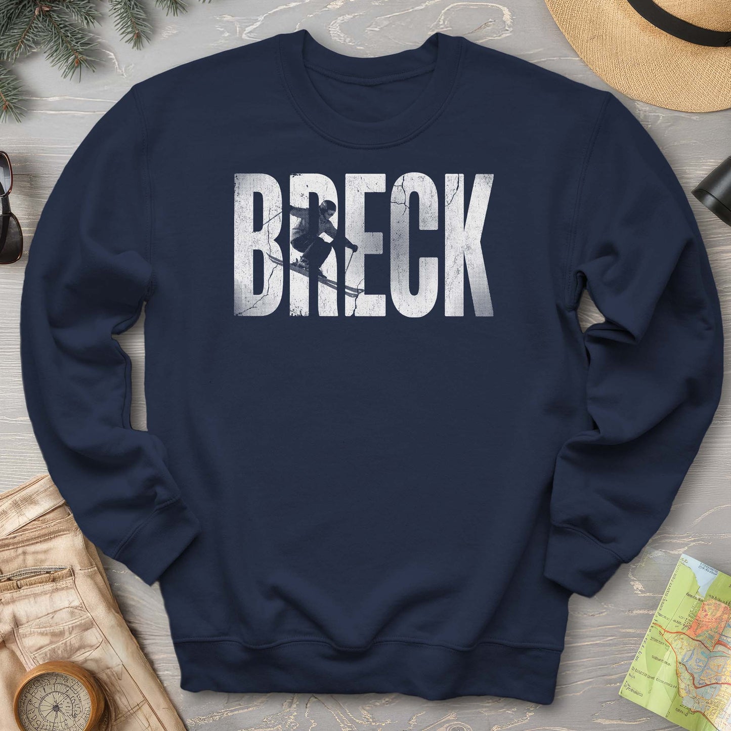 BRECK Skier Sweatshirt