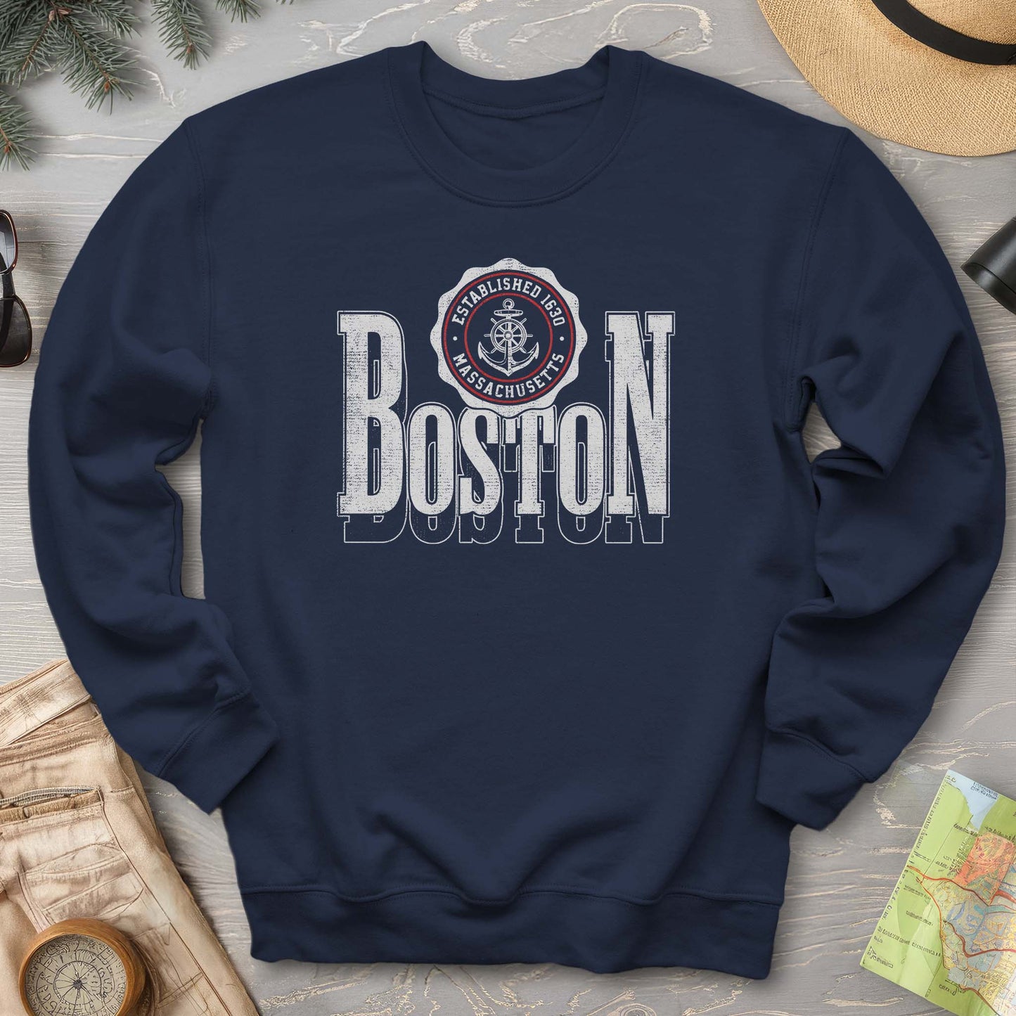 Boston Scoop Sweatshirt
