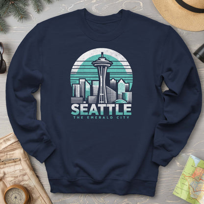 Seattle Retro Needle Sweatshirt
