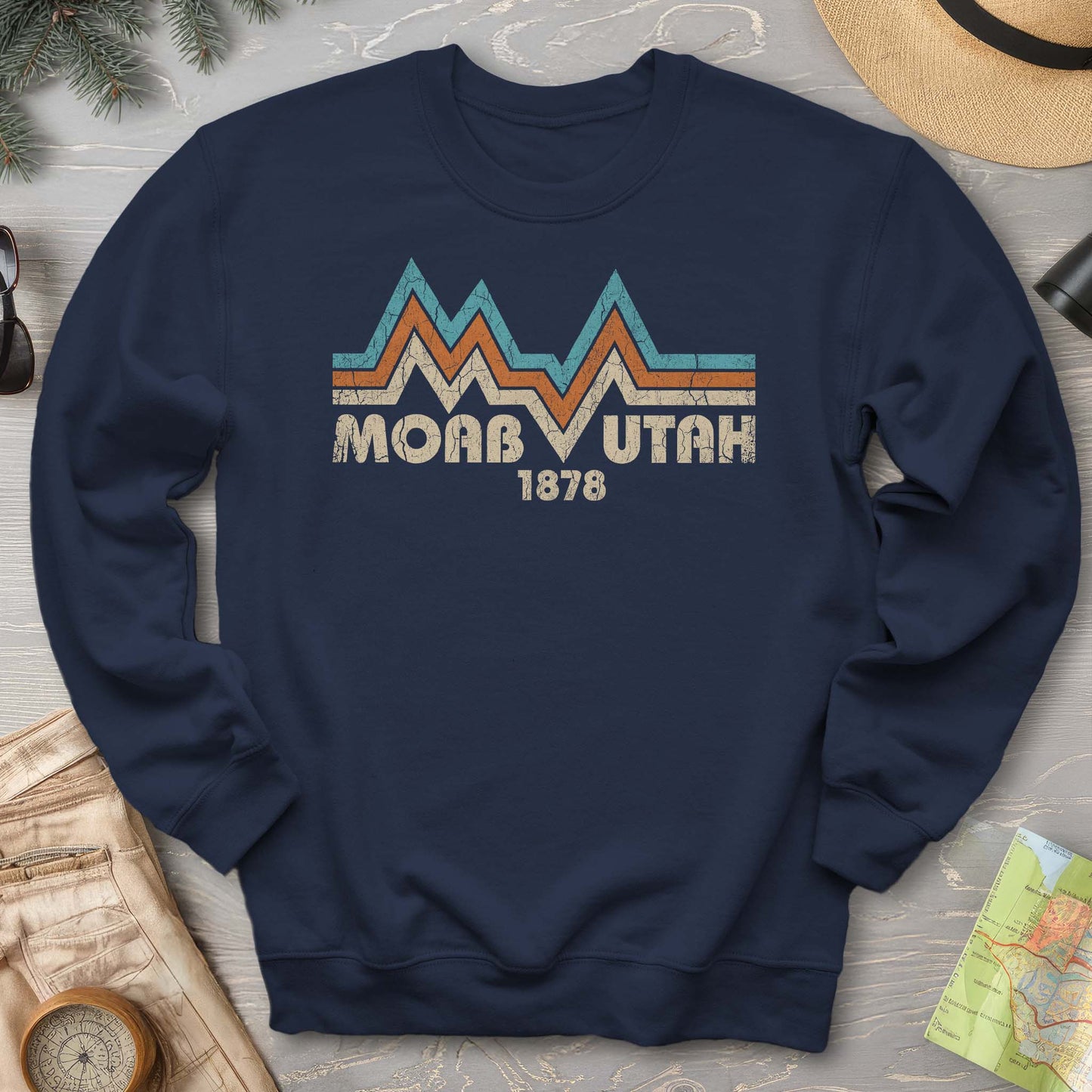 Moab Utah Retro Sweatshirt