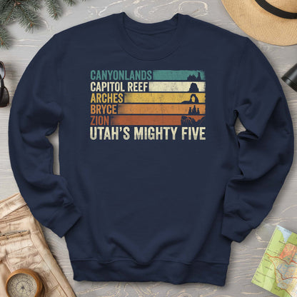 Utah's Mighty Five Stripes Sweatshirt