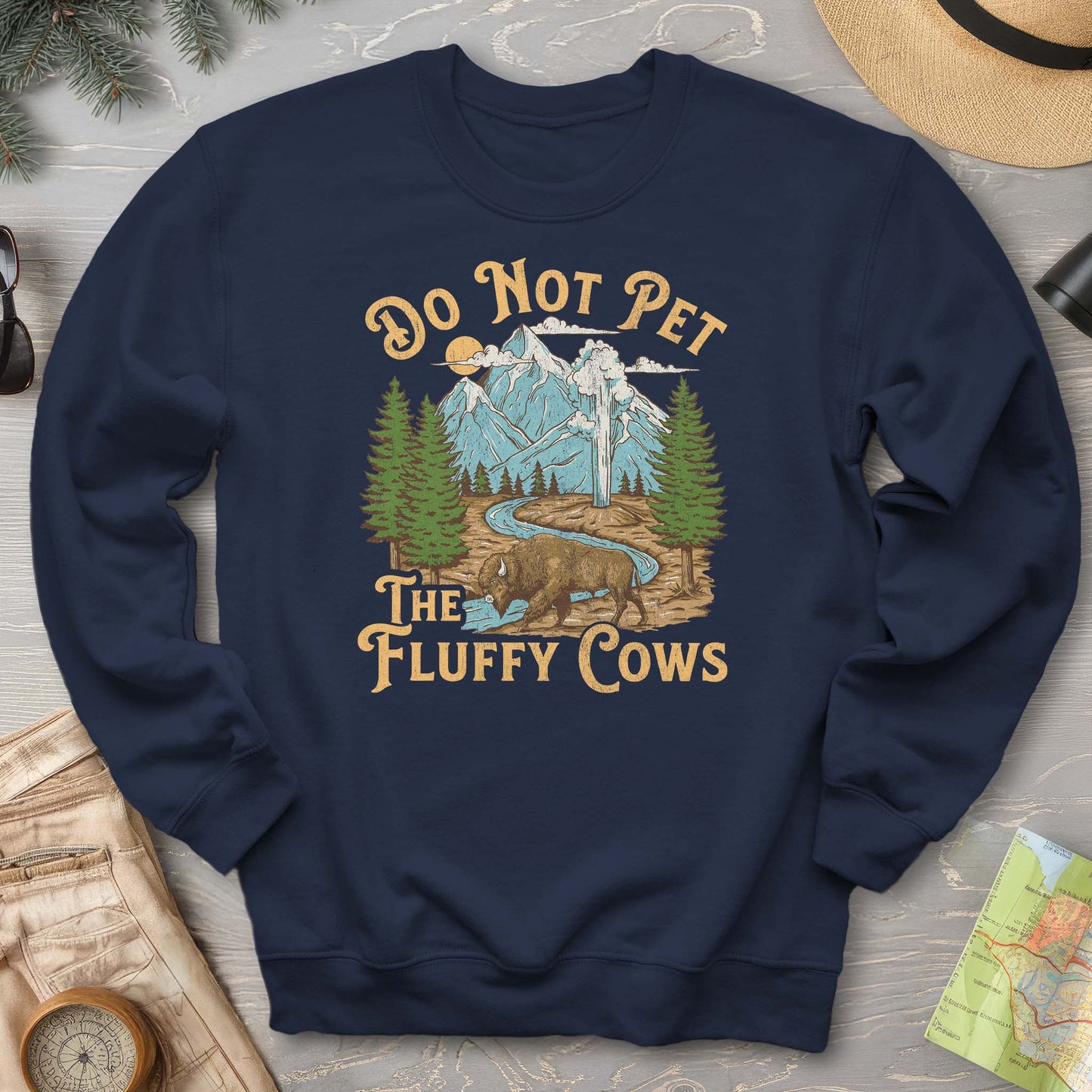 Fluffy Cows Yellowstone Sweatshirt