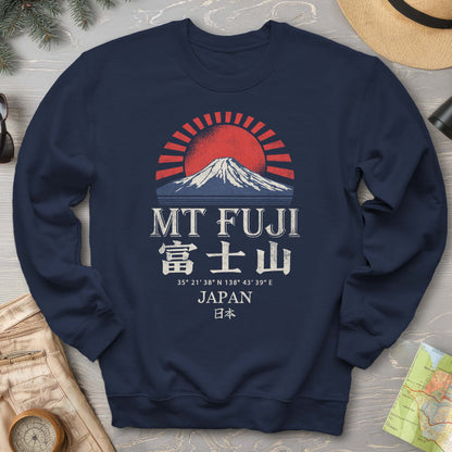 Mount Fuji Rising Sun Sweatshirt