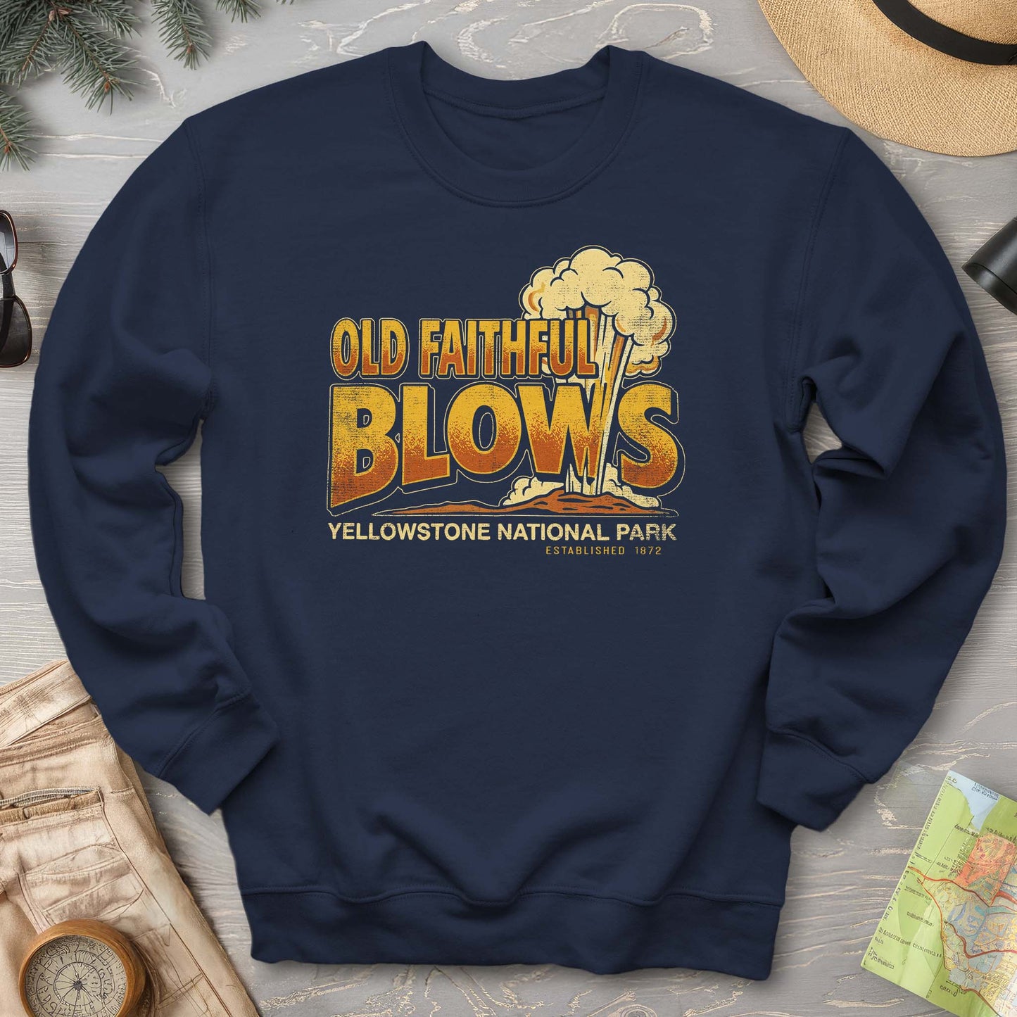 Old Faithful Blows Sweatshirt