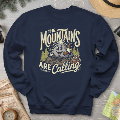 Mountains Calling Retro Sweatshirt