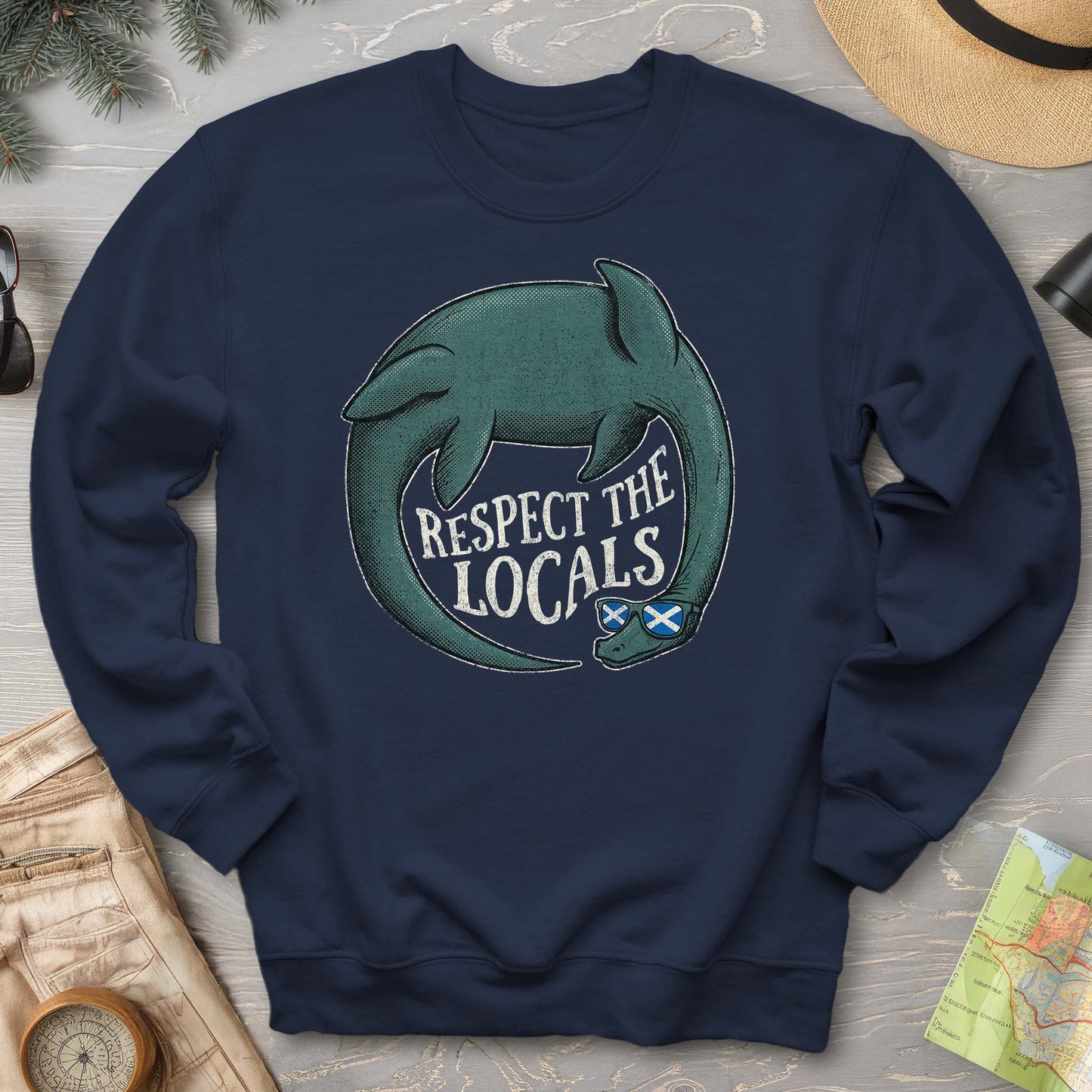Loch Ness Respect The Locals Sweatshirt
