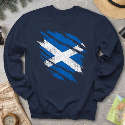 Scotland Weathered Flag Sweatshirt