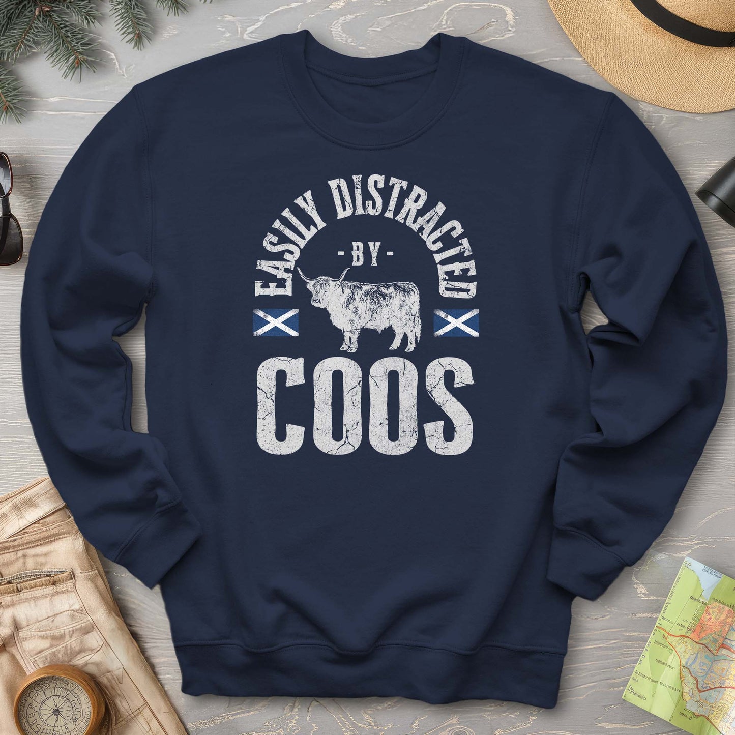 Easily Distracted By Coos Sweatshirt