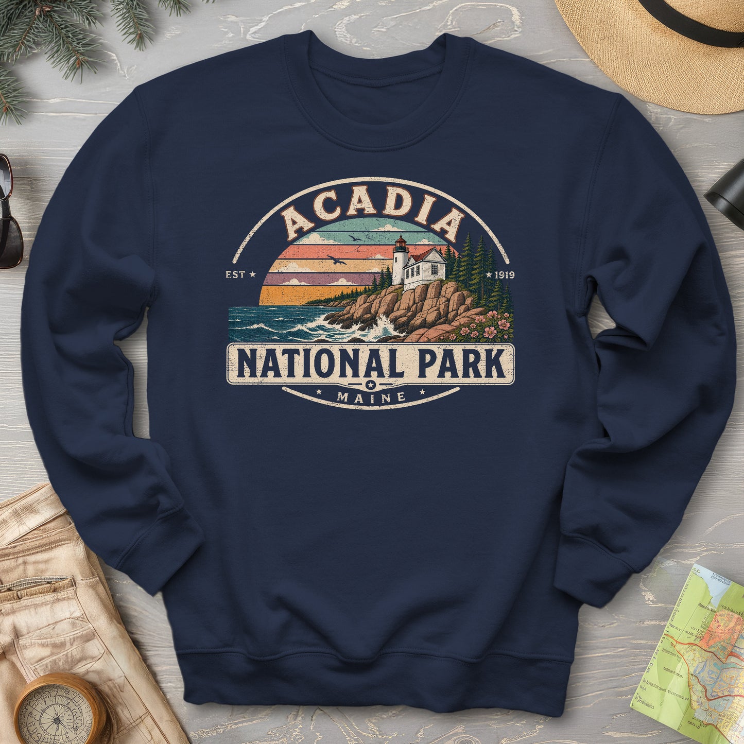 Acadia Medallion Sweatshirt