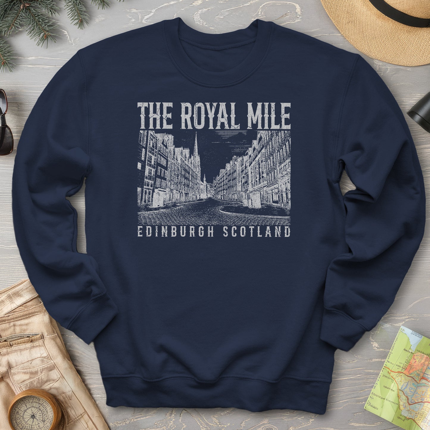 Royal Mile Scotland Sketch Sweatshirt