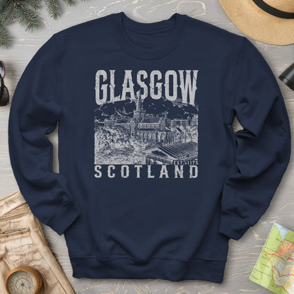 Glasgow Scotland Sketch Sweatshirt