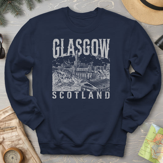 Glasgow Scotland Sketch Sweatshirt