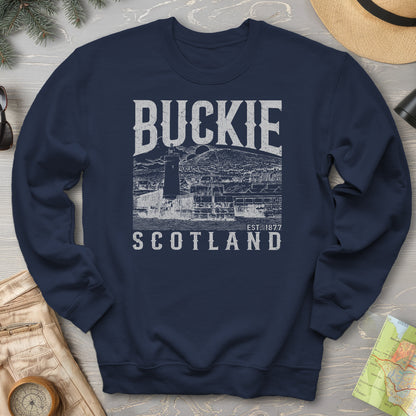 Buckie Scotland Sketch Sweatshirt