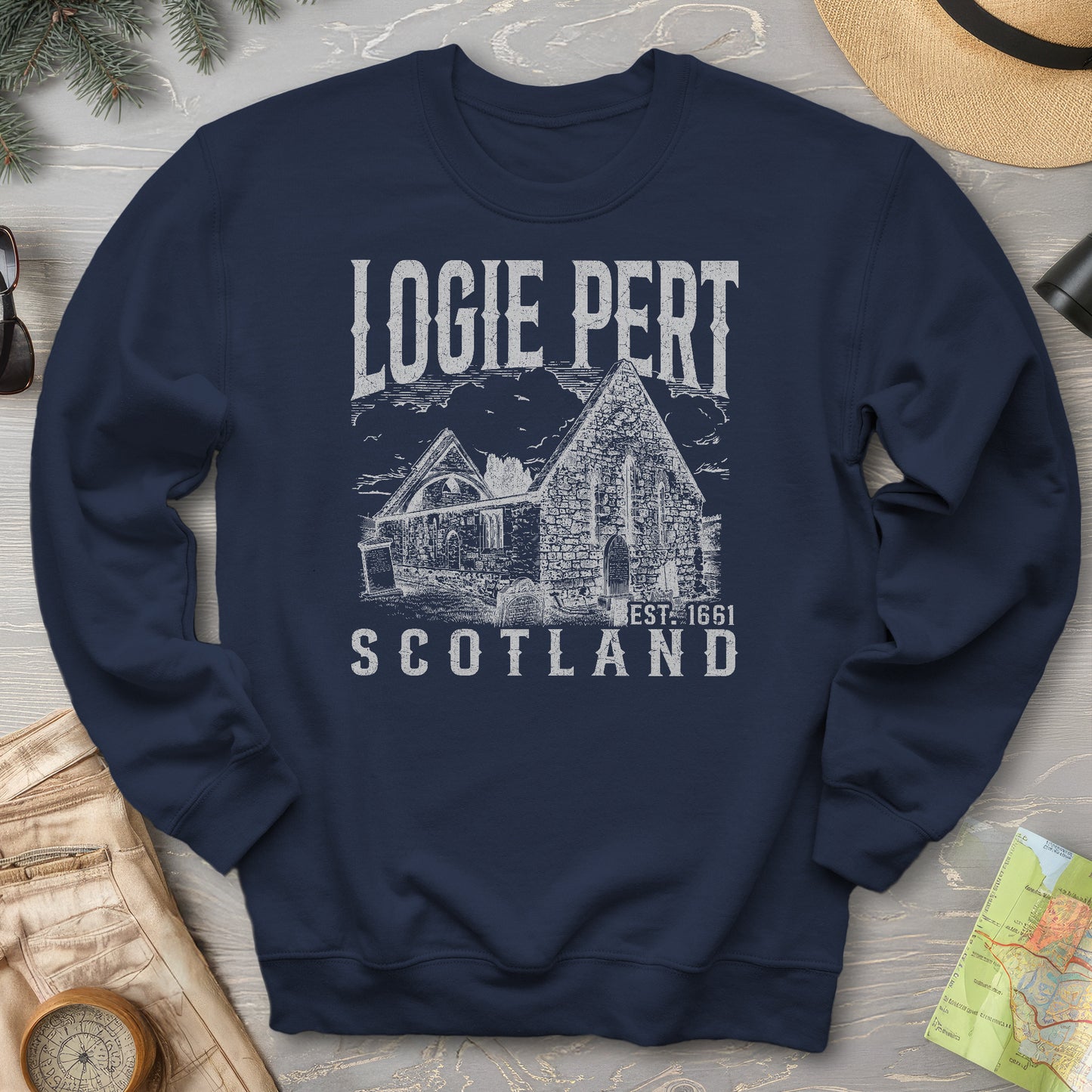 Logie Pert Scotland Sketch Sweatshirt