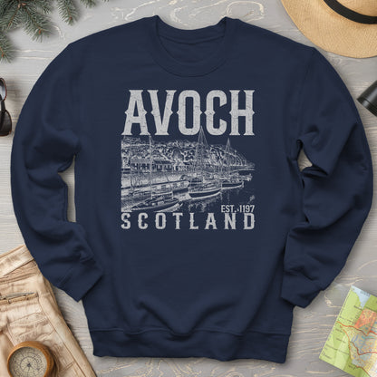 Avoch Scotland Sketch Sweatshirt