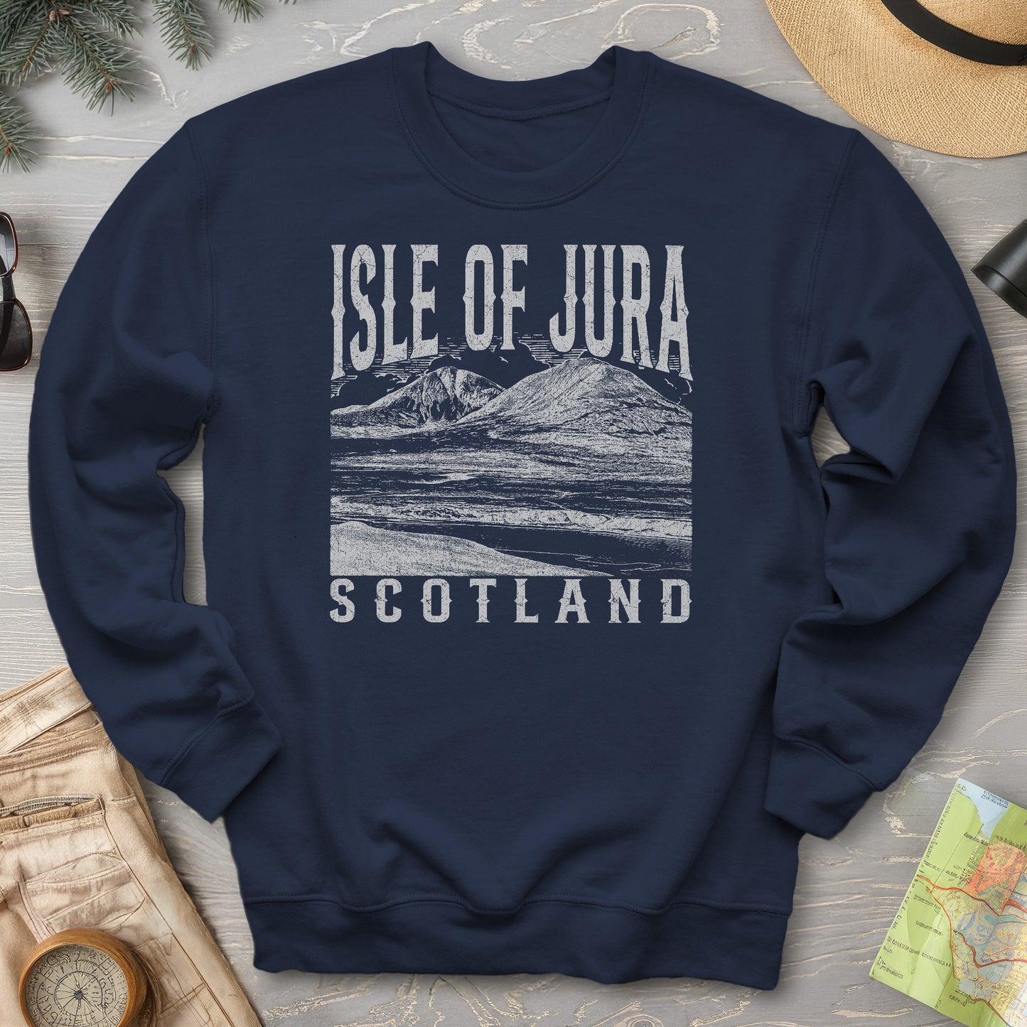 Isle of Jura Scotland Sketch Sweatshirt