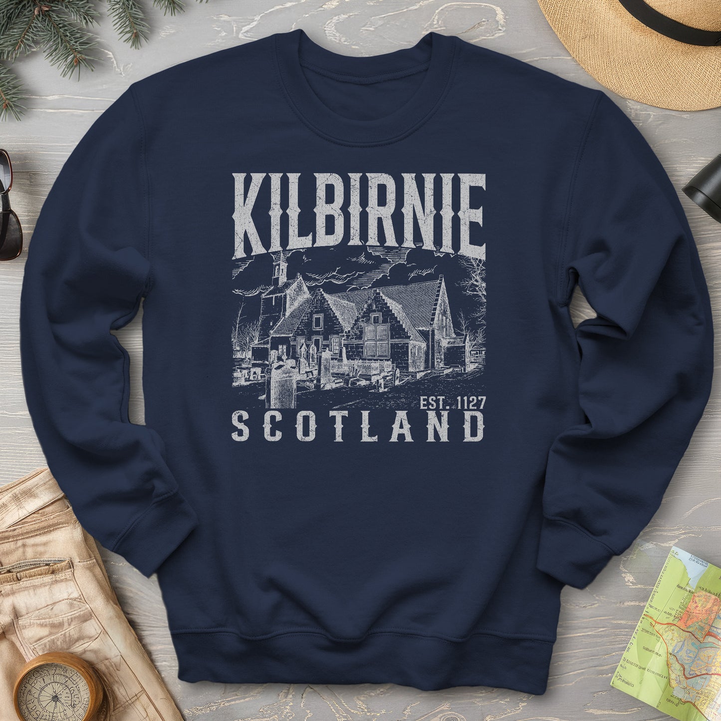 Kilbirnie Scotland Sketch Sweatshirt