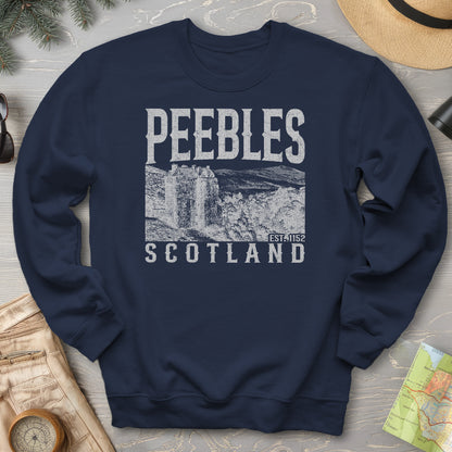 Peebles Scotland Sketch Sweatshirt