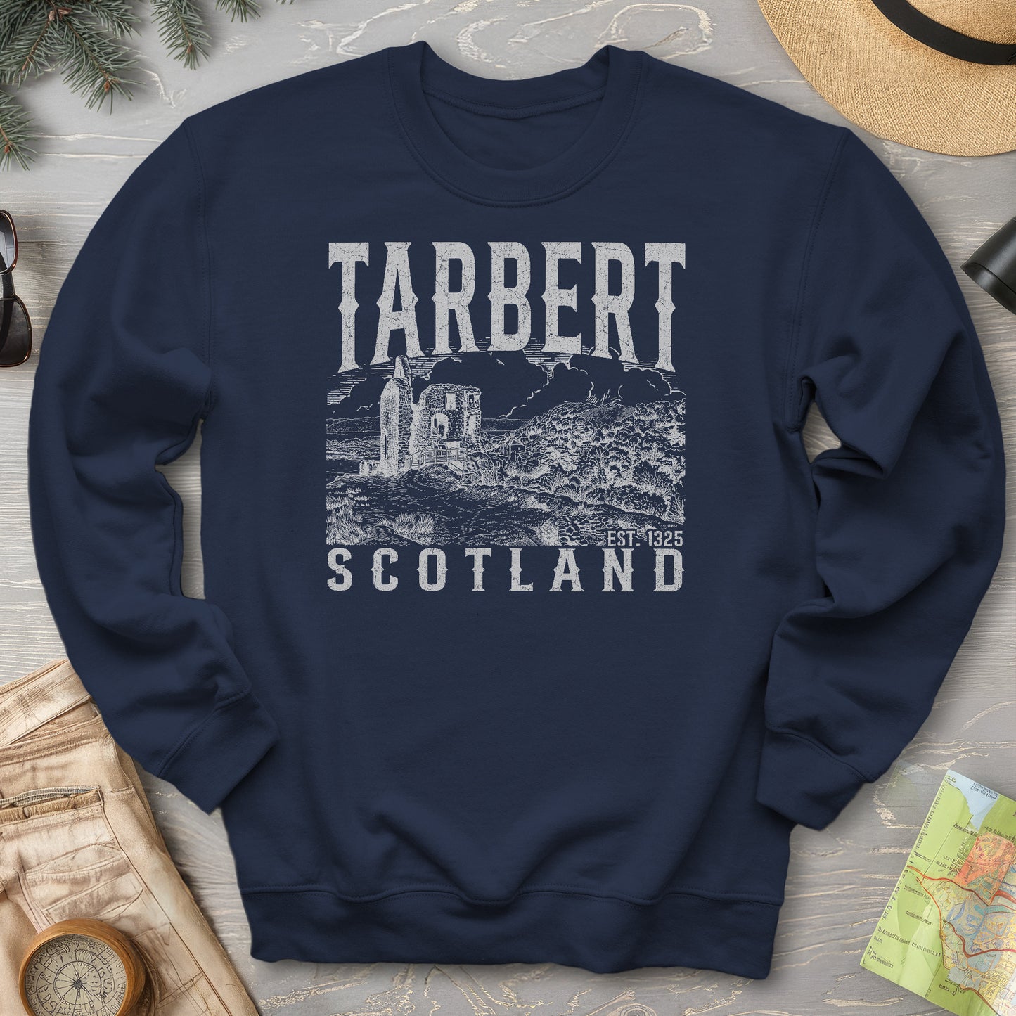 Tarbert Scotland Sketch Sweatshirt