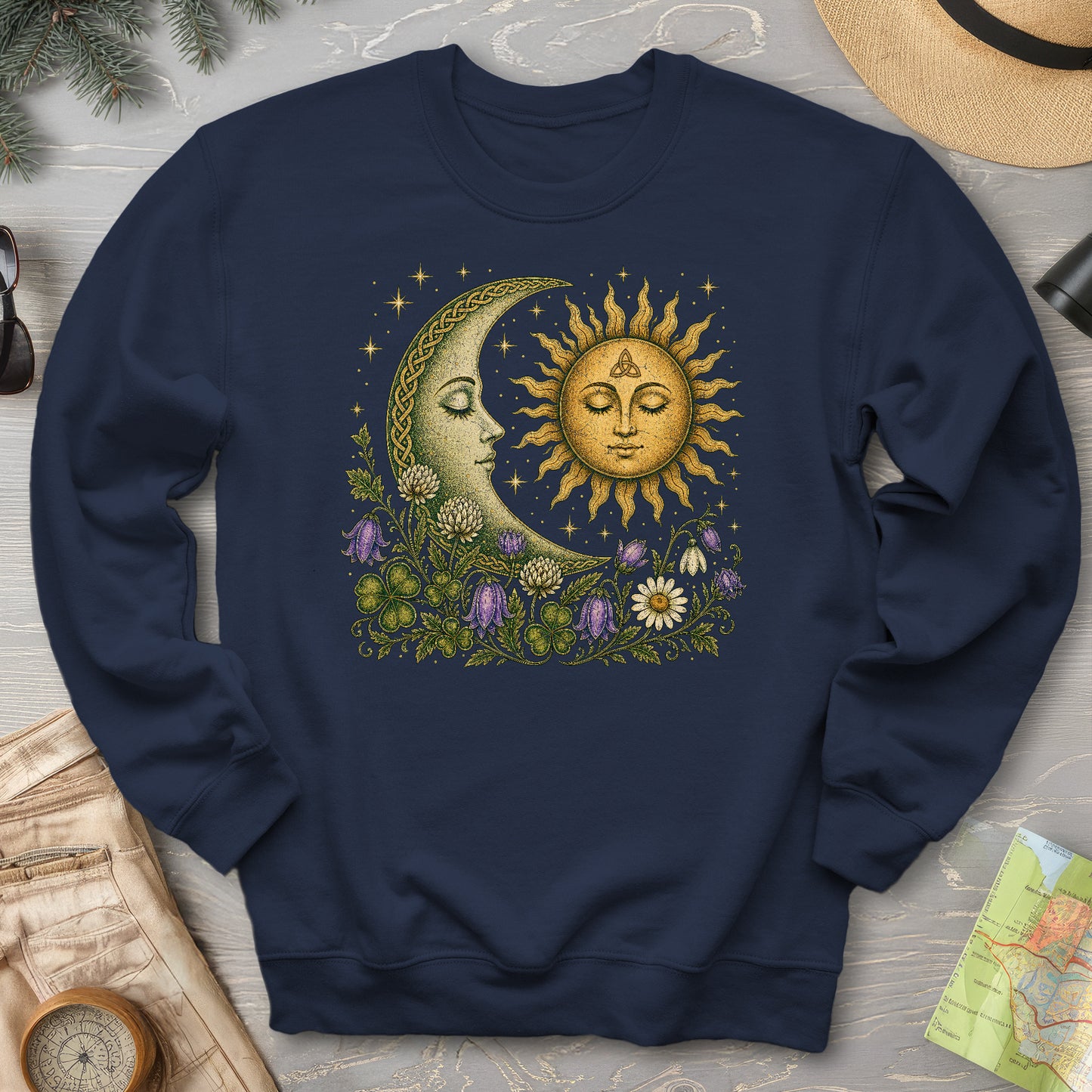 Irish Celtic Celestial Sweatshirt