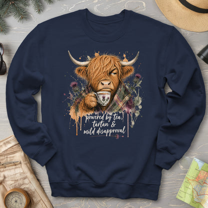 Mild Disapproval Tartan Sweatshirt
