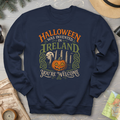 Invented In Ireland Halloween Sweatshirt