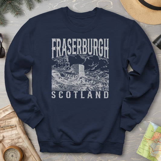 Fraserburgh Scotland Sketch Sweatshirt