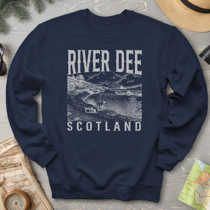 River Dee Scotland Sketch Sweatshirt