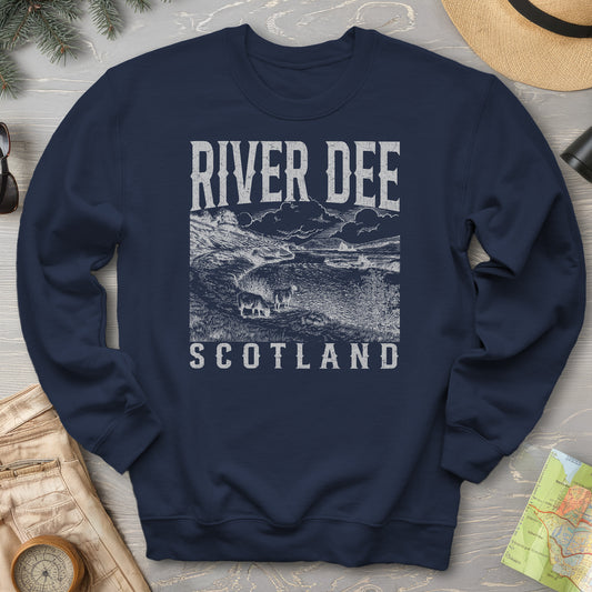 River Dee Scotland Sketch Sweatshirt