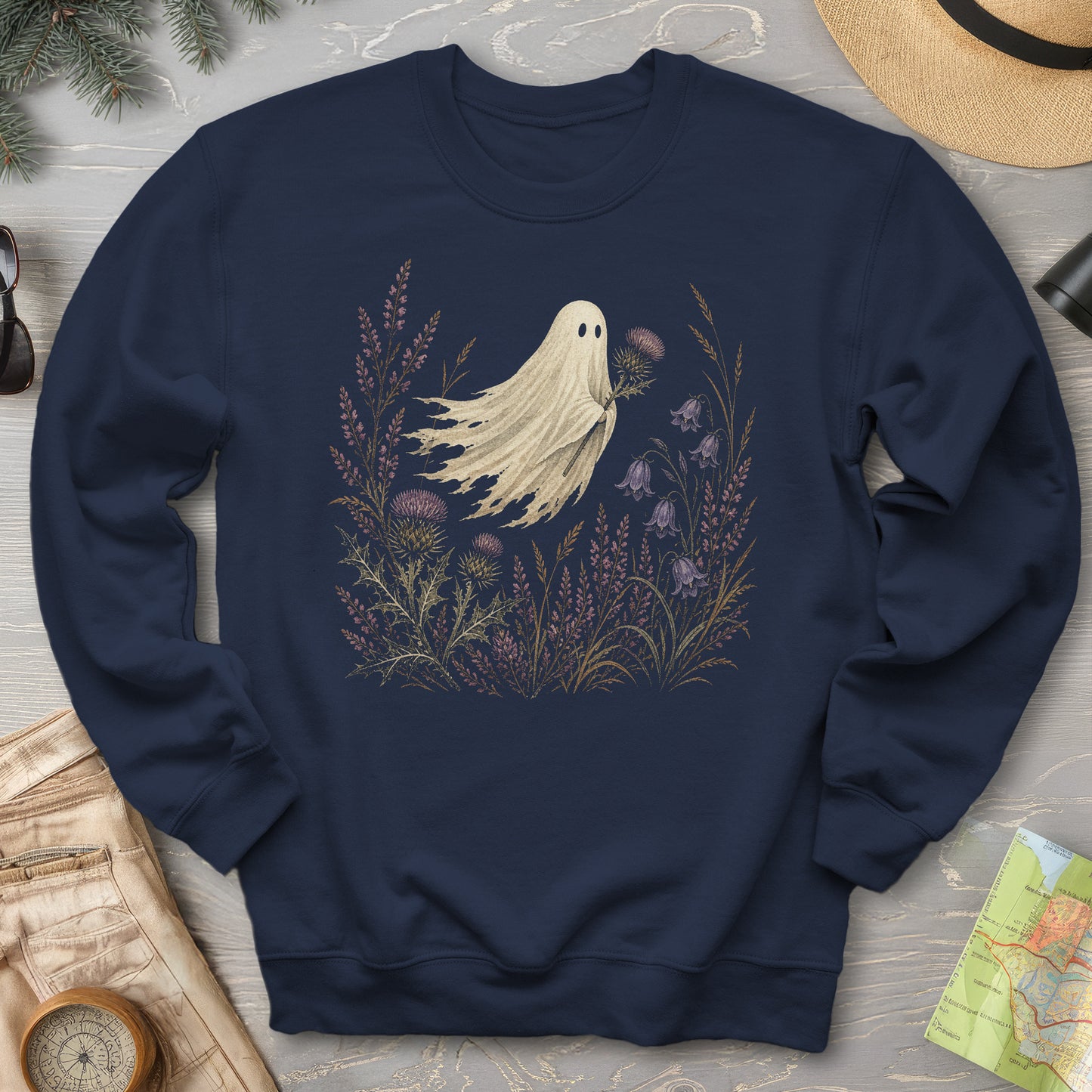 Thistle Ghost Florals Sweatshirt